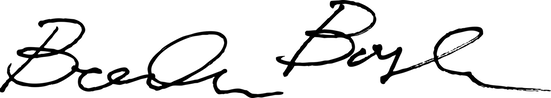 Brendan Boyle signature